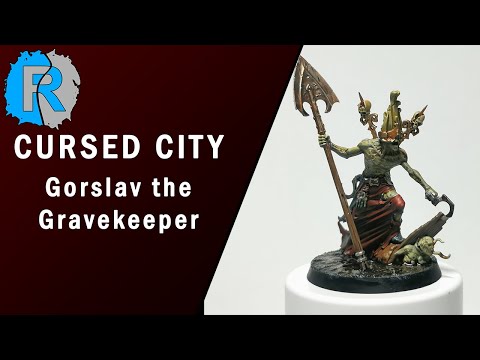 Painting: Cursed City - Gorslav the Gravekeeper