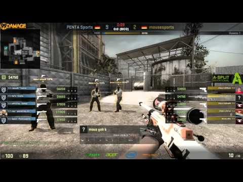 PENTA vs. mousesports | LB Halbfinale, Acer A-Split | (de_cache) Map 1