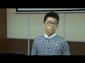 Китайский студент читает стихотворение "Жди меня" 