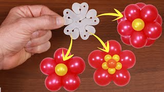 COMO HACER FLORES CON GLOBOS - (decoraciones para cumpleaños) - gustavo gg