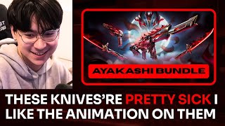 TenZ Reacts To The New Skins Bundle “AYAKASHI”