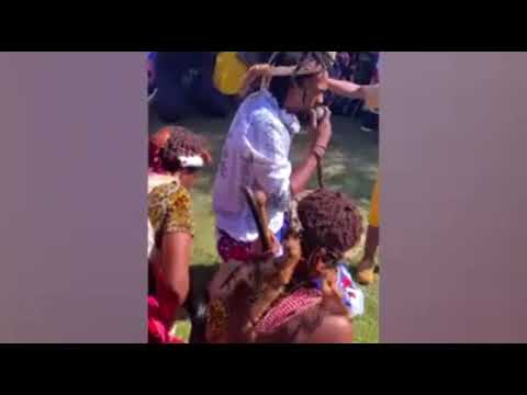 Video of Dineo Ranaka homecoming celebration from ukuthwasa, officially a Sangoma