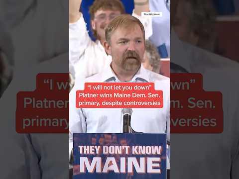 'I will not let you down': Platner wins Maine Dem. Sen. primary, despite controversies