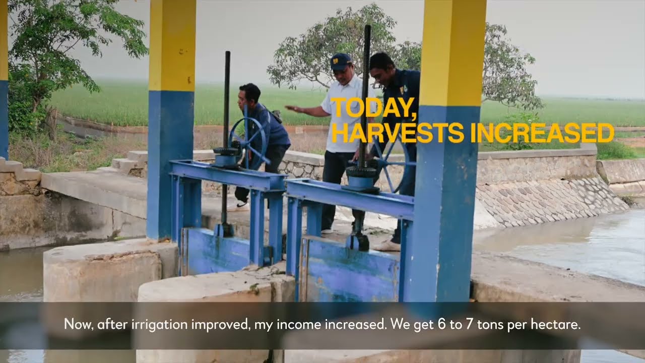 Investing in Irrigation Modernization and Rehabilitation to Strengthen Indonesia's Food Security