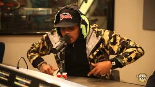 Chris brown Freestyles to nicki minaj  &quot;ONLY&quot; on funkmaster flex hot 97 show NEW 2014