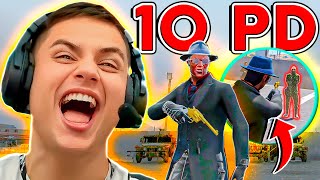 ELIMINEI 10 PESSOAS COM A DOURADA 😱 GTA RP (Paulinho o LOKO)
