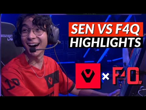 Sentinels vs F4Q - Highlights | Valorant Champions Tour Stage 3: Valorant Masters Berlin