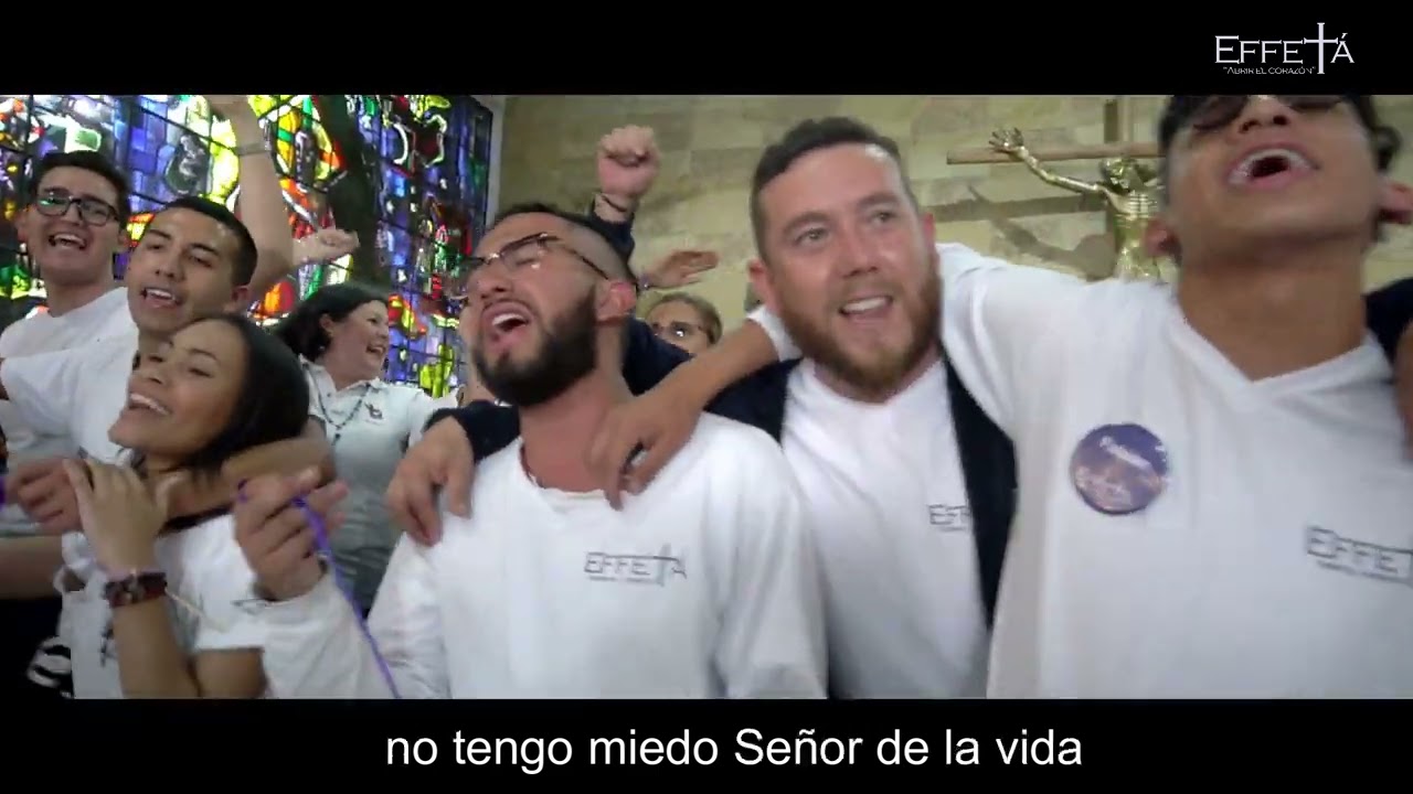 Himno EFFETÁ ✝️🎶NO TENGO MIEDO- Letra VIDEO (Fabián y Adriana) #RetiroEFFETA #jovenescatolicos