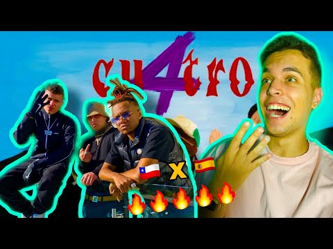 (REACCIÓN) Polimá Westcoast, ARON, Pablo Chill-E - Cu4tro (Video Oficial)