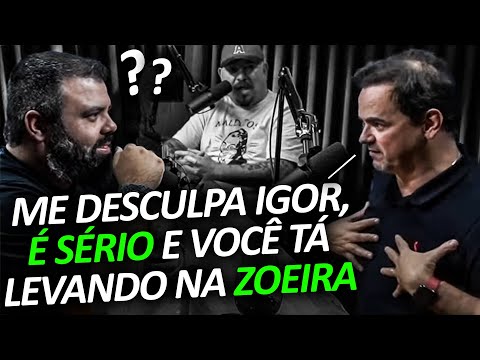 CARIOCA DÁ ESPORRO SÉRIO NO IGOR AO VIVO