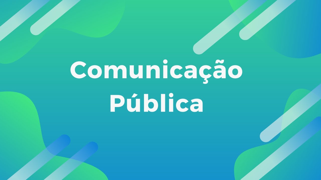 Comunicação Pública - conceitos
