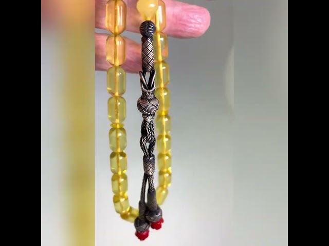 قوافل سبحة كهرمان بلطيقي طبيعي Namb0047 فيديو