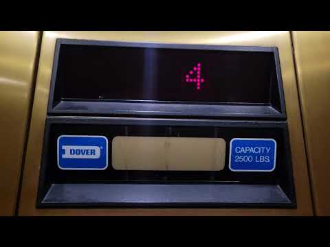4K Diagonal 1985 Dover Impulse Hydraulic Elevator | Chase Bank Building | Mercer Island WA