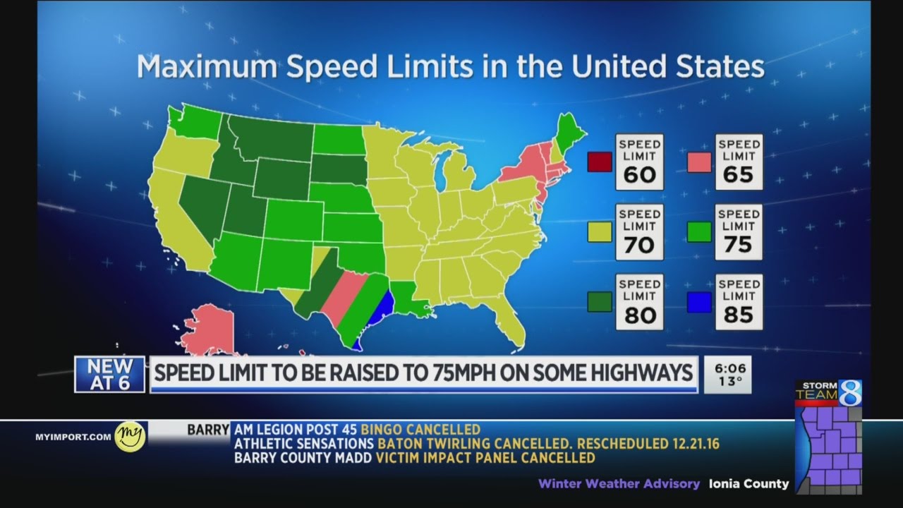 Legislature OKs 75 mph limit on rural highways