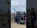 21 Gun Salute at Edinburgh Castle Scotland for King Charles!