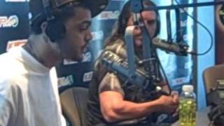 Travis frm Gym Class Heroes in the studio with Johnjay & Rich