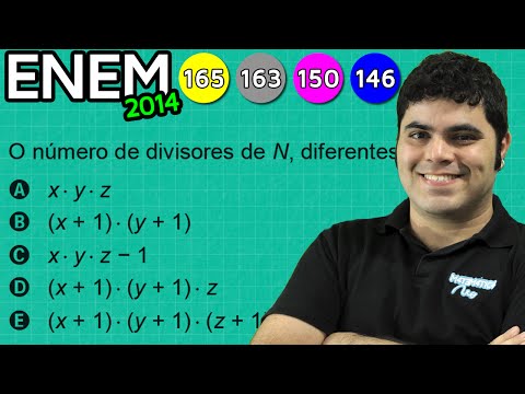 ENEM 2014 Mathematics #11 - Number of Divisors of a Number