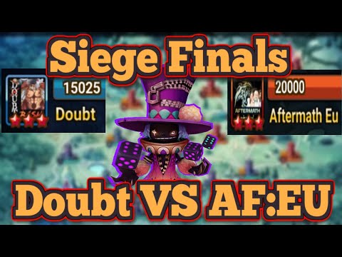 Siege Finals, Doubt VS AF:EU, 2 accounts!!