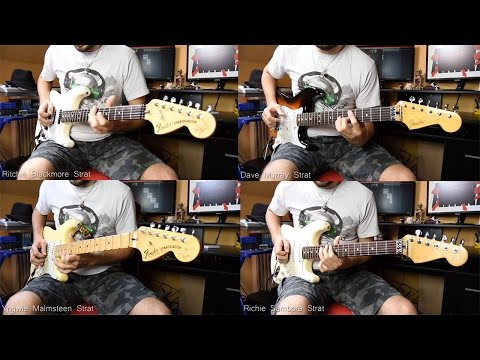 Murray, Blackmore, Sambora and Malmsteen signature guitars SOLO BATTLE