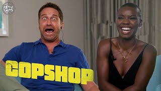Gerard Butler & Alexis Louder talk Joe Carnahan's Copshop video