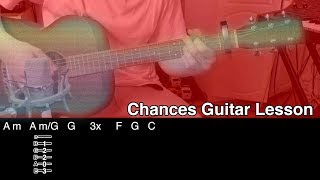 John Frusciante - Chances (Acoustic Guitar Lesson)