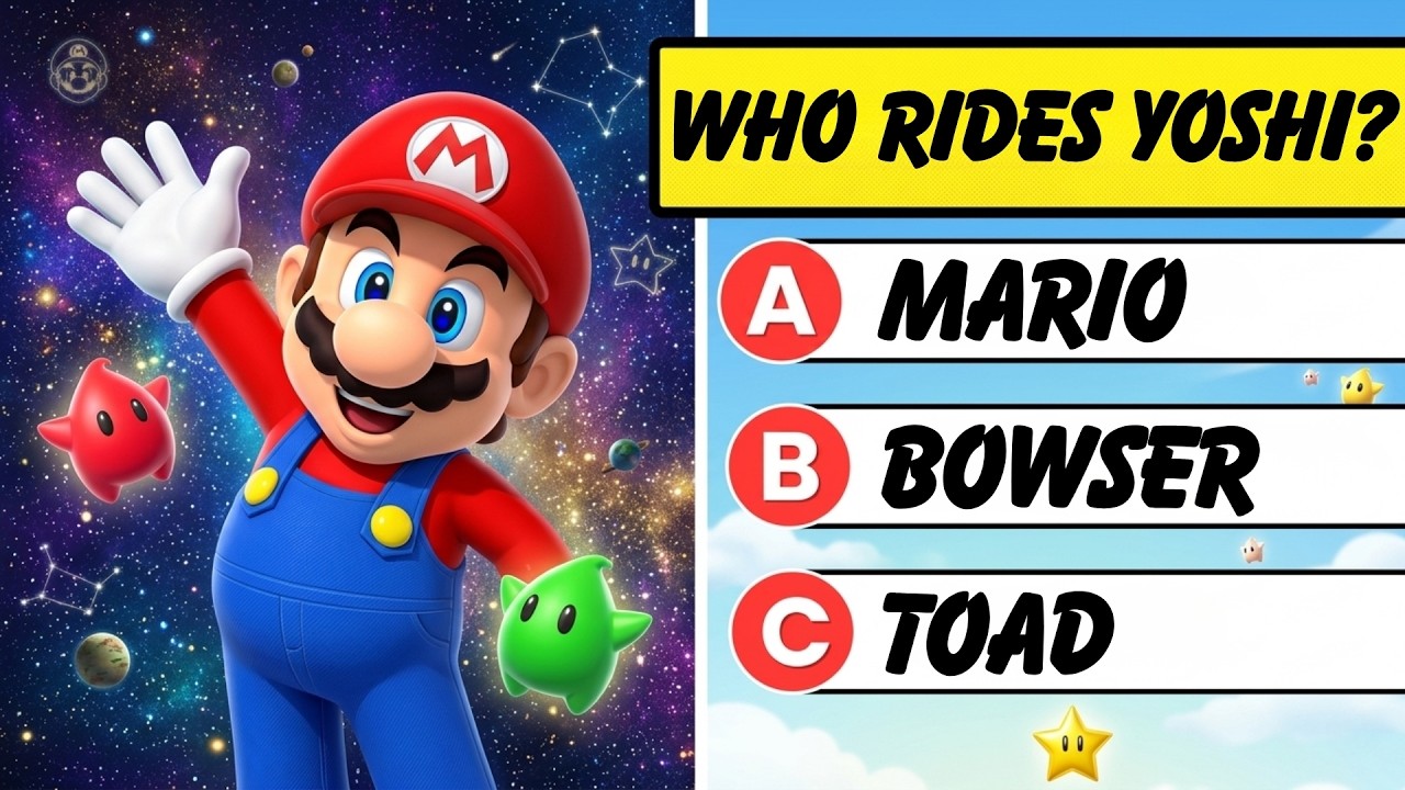 Mario Galaxy Trivia Quiz | Can You Get Them All Right?