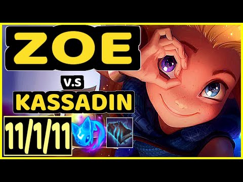 EVROT (ZOE) vs KASSADIN - 11/1/11 KDA MID CHALLENGER GAMEPLAY - BR