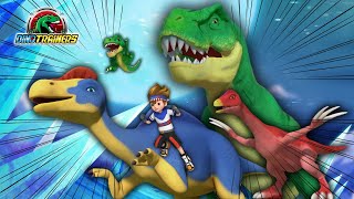 Download lagu 🦖3 Episode Terbaik! Ritchie berjumpa dino yang berbeza! Apa yang akan berlaku? | Cartoon | Jurassic🦖 mp3