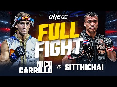 Wild Muay Thai Scrap 🔥 Nico Carrillo vs. Sitthichai | Full Fight