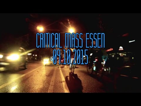 Critical Mass Essen ► 09. Oktober 2015 #velobande