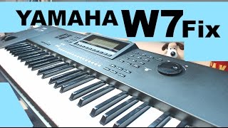 Video thumbnail for YAMAHA W7 awm2 Synthesizer button repair MF#74 by markusfuller