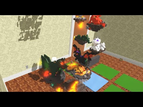 Little Dragons!!!🐲🐉🐉🐉🐉 Built by NotPatra. Bernie the dragon has some kids! - WTRB