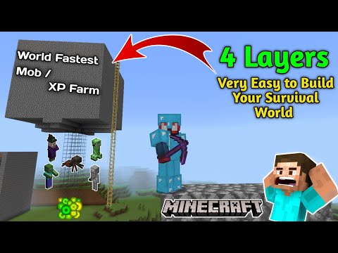 Earth Gamers - i build world fastest xp farm in minecraft survival | earth gamer