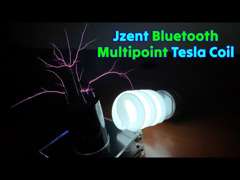 JZENT Bluetooth Multi-Point Tesla Coil Tested ⚡ Gadgetify