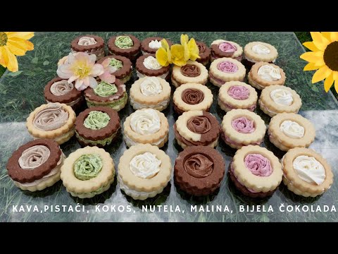 SITNI KOLAČIĆI, OD JEDNE SMJESE 6 VRSTA KOLAČIĆA KOJI ĆE VAS ODUŠEVITI