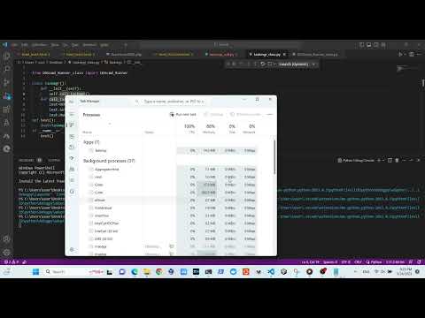 Way To Open A Task Manager In Python Python