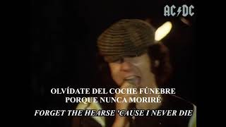 AC/DC Back in Black (Subtitulado Español e Ingles y Oficial Video)