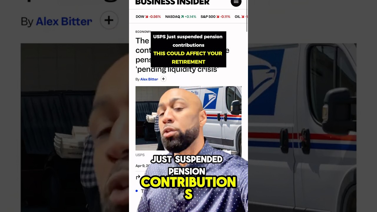 USPS Just Paused Pensions for 600,000 Workers — Here’s the Real Lesson