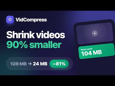 Video Compressor: VidCompress video thumbnail