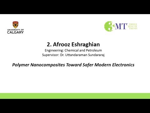 UCalgary Three Minute Thesis (3MT) 2018, People's Choice - Afrooz Eshraghian