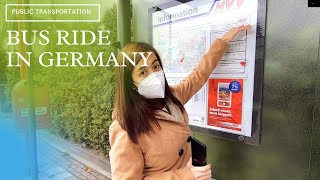How to ride a bus in Germany 2021. (English)