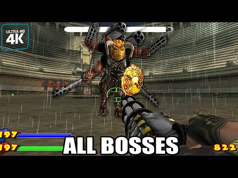 Serious Sam: Next Encounter - All Bosses (With Cutscenes) 4K60FPS UHD PCSX2