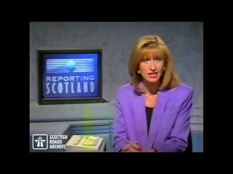 BBC Reporting Scotland - Strathclyde Police Video Car (September 1991) Report 1