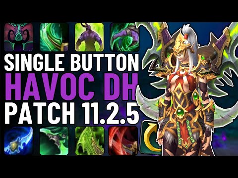 One Button Havoc Demon Hunter Guide | Single-Button DPS in WoW Patch 11.2.5