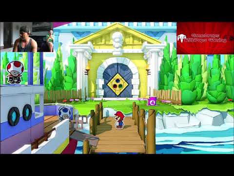 Paper Mario : Origami King Pt 11 On to Find the Diamond Island & Cut Down the Purple Streamer