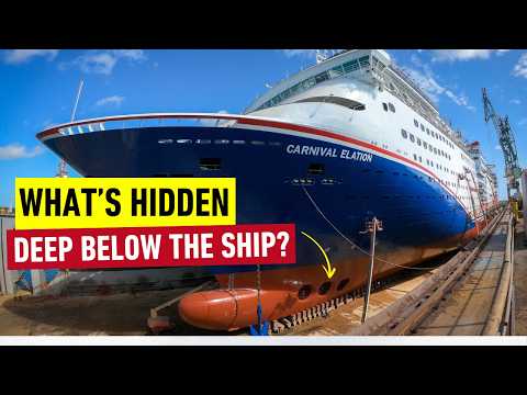 Thumbnail for What's HIDDEN Under The Waterline? Uncovering a Cruise Ship's HIDDEN Parts