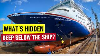 What's HIDDEN Under The Waterline? Uncovering a Cruise Ship's HIDDEN Parts