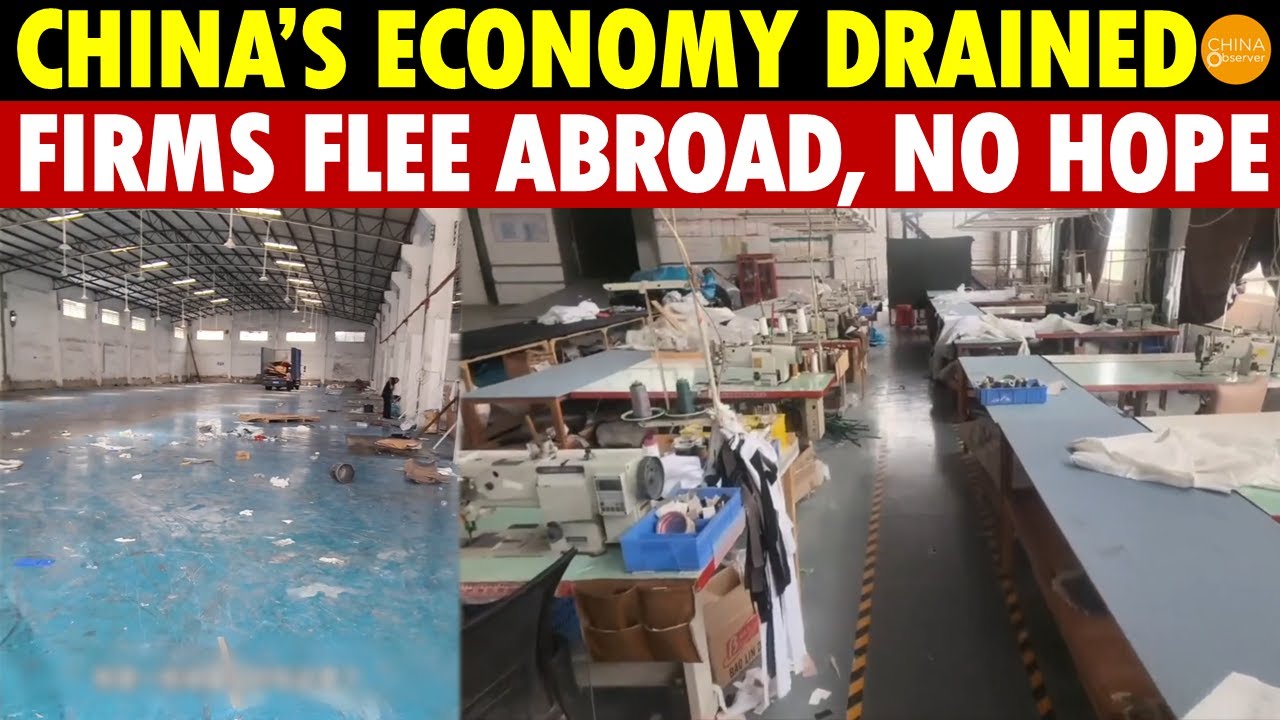 China’s Economy Drained! Private Companies Move Abroad as Bosses Say: "No Hope Left"