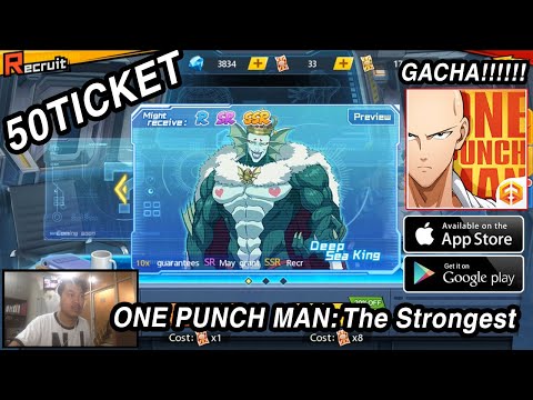 ONE PUNCH MAN: The Strongest - GACHA 50X TICKET (ELITE & EPIC RECRUIT) BANJIR HERO SSR ?