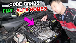 FIAT ALFA ROMEO CODE P0325 KNOCK SENSOR PUNTO DOBLO TIPO ALFA ROMEO 147 MITO GIULIA GIULIETTA